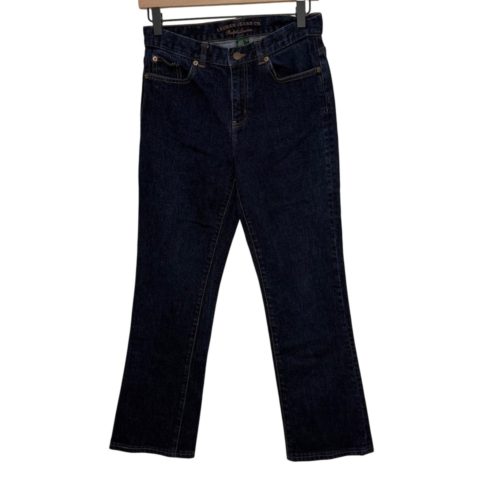 Lauren Jeans Co. Ralph Lauren Classic Bootcut Dark Wash‎ Denim Jeans Size 2